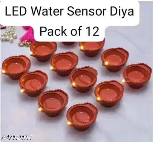 PACK OF 12 PCS WATER LED SENSOR DIYA