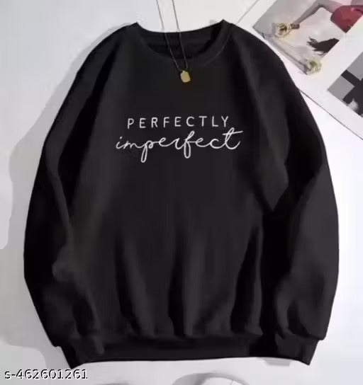 Fancy Designer Printed Sweatshirts Roung Neck Hoodie For Women's