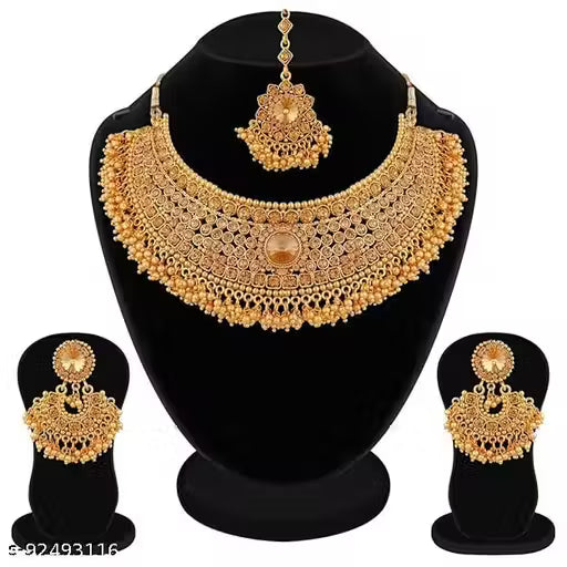 Gold Plated Choker Set with Lct Austrian diamond