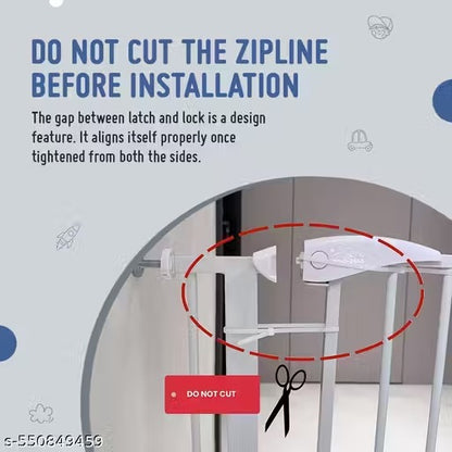 Baby Safety Gate No Dril Requried, Size 76-83 cm, Adjustable