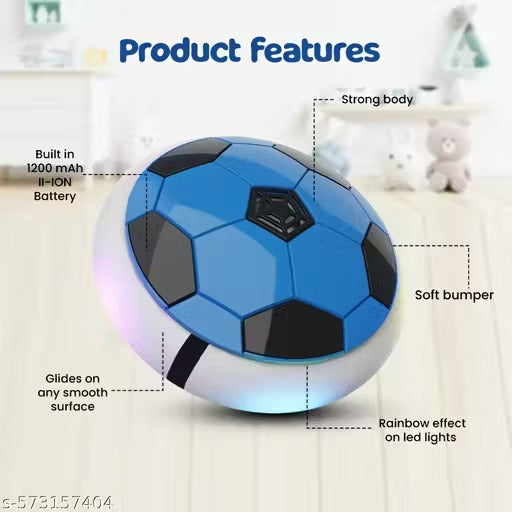 Blue Rechargeable Hover Football Toy for Kids