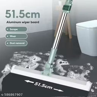 Magic Broom Silicon Floor Wiper Long Handle 180 Degree Rotating Squeegee Broom