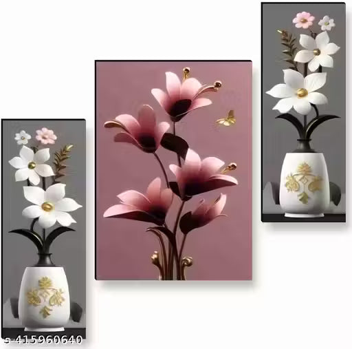Set Of 3 Wall Painting For Living Room Home Décor Gift Item Etc